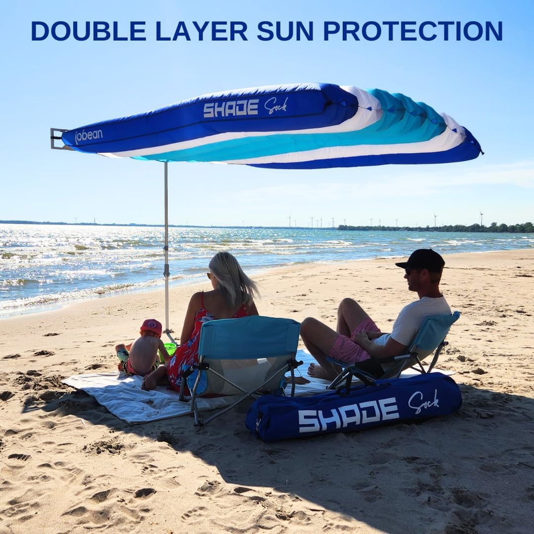 Wind-Inflating, Beach Shade 8x10ft