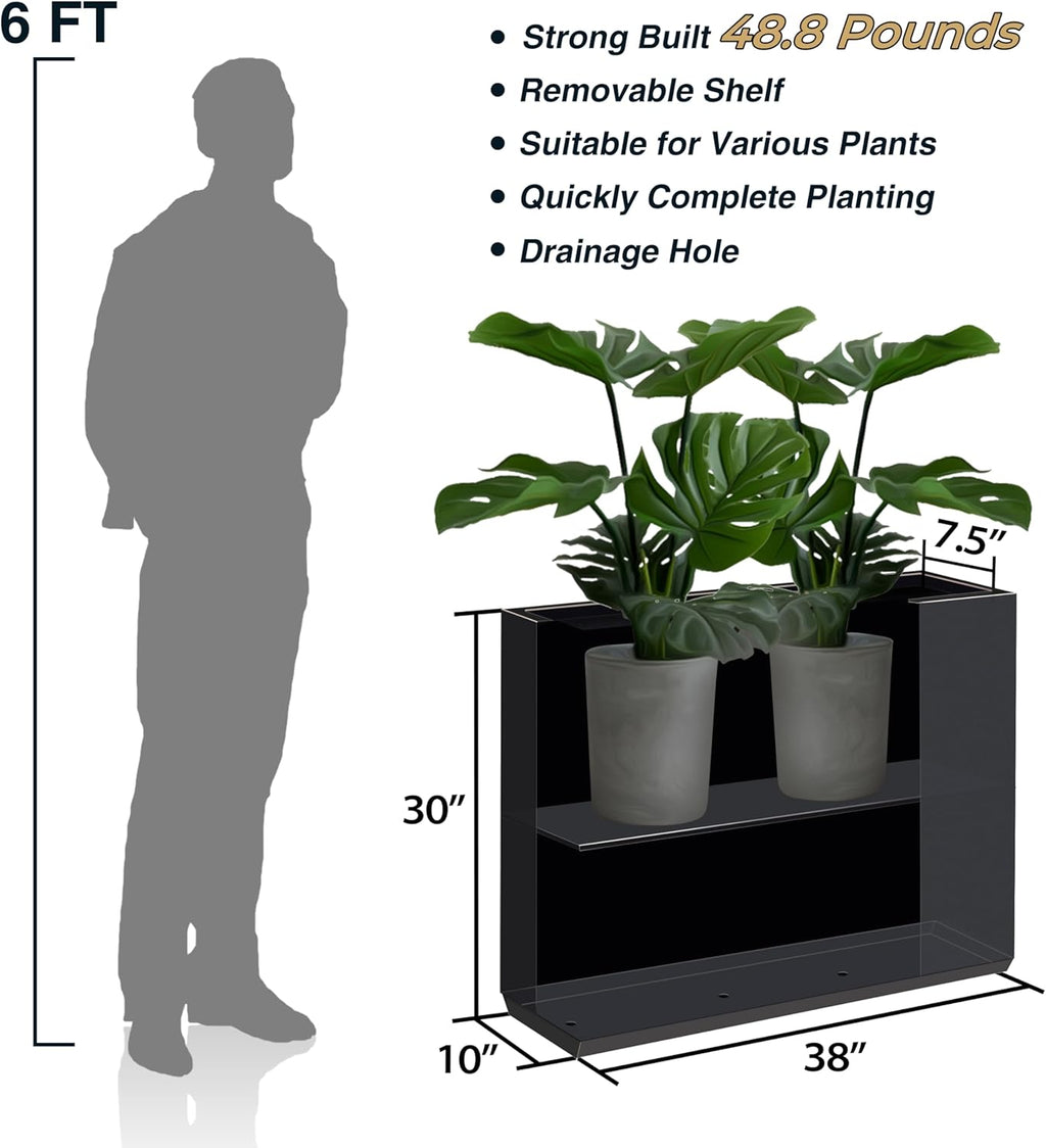Privacy Planter Box, Divider Trellis