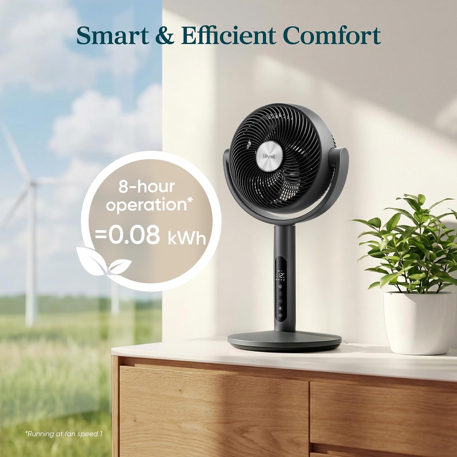 Standing Smart Fan