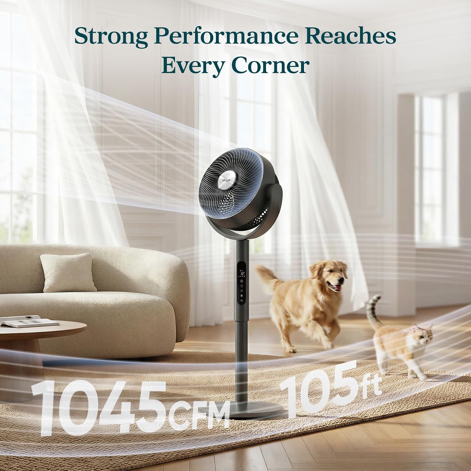 Standing Smart Fan