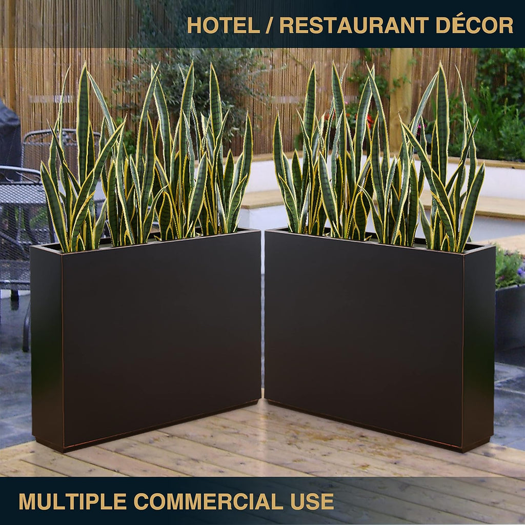 Privacy Planter Box, Divider Trellis