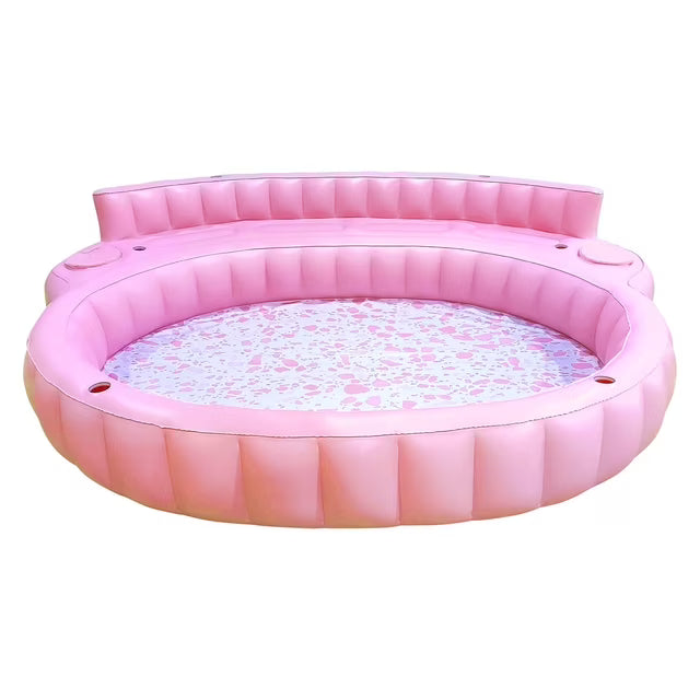 Pink Oversized Inflatable Sofa Pool