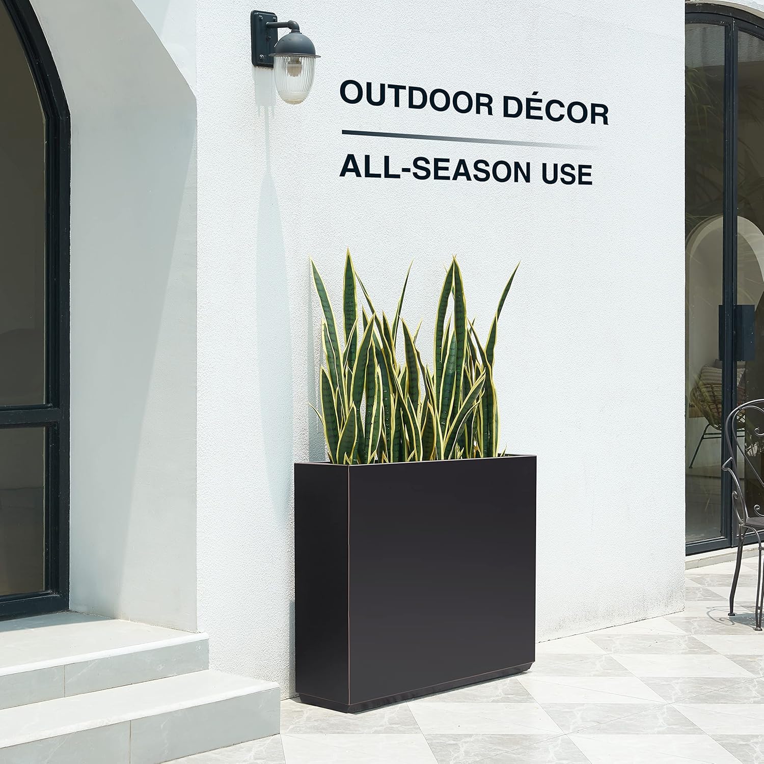 Privacy Planter Box, Divider Trellis