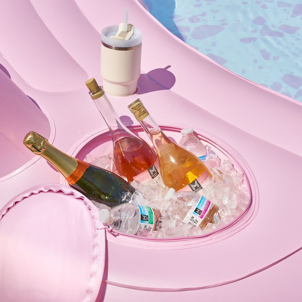 Pink Oversized Inflatable Sofa Pool